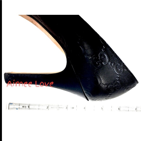 Authentic Gucci Horse bit peep toe pumps size 36C - Picture 5 of 16